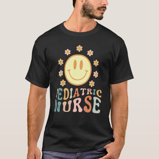 Camiseta Enfermera pediátrica Enfermería de pediatría Escue (Anverso)