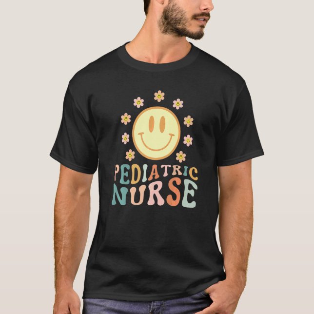 Camiseta Enfermera pediátrica Enfermería de pediatría Escue (Anverso)