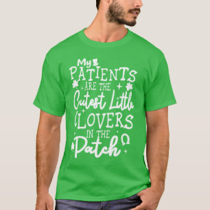 Camiseta Enfermera pediátrica Médica irlandés del Día d