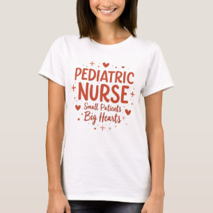 Camiseta Enfermera Pediátrica – Pequeños Pacientes, Grandes