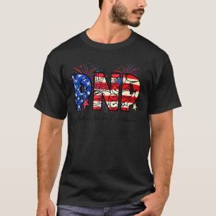 Camiseta Enfermera Pediátrica Pnp Patriótica Usa Hombres Mu