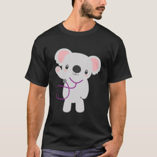 Camiseta Enfermera pediátrica Rn Koala Médica pediatra