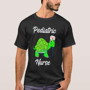 Camiseta Enfermera Pediátrica Tortuga Lindo Tortoise Enferm