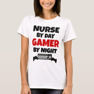 Camiseta Enfermera por jugador de día de noche