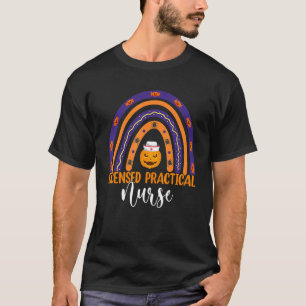 Camiseta Enfermera Práctica Licenciada Calabaza de Hallowee