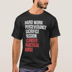 Camiseta Enfermera Práctica Licenciada Lpn Sacrificio Enfer