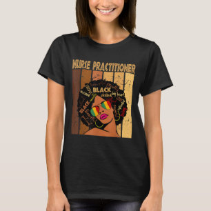 Camiseta Enfermera practicante afroamericano negro suyo