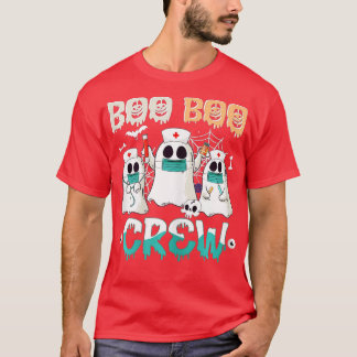Camiseta Enfermera practicante de Halloween Boo Crew, Enfer