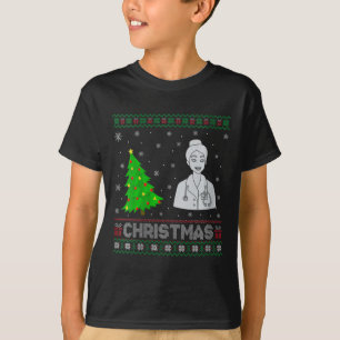 Camiseta Enfermera practicante de nodriza en árbol de navid
