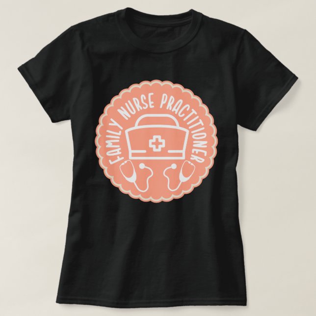 Camiseta  Enfermera Practicante Familiar (Diseño del anverso)