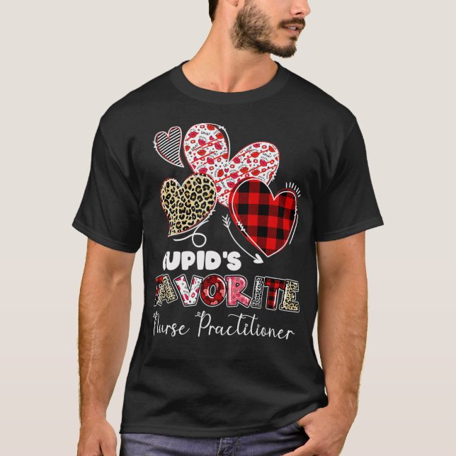 Camiseta Enfermera practicante regalo a Valentine Cupido fa (Anverso)