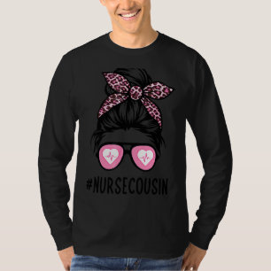 Camiseta Enfermera primo vida desordenada mujer leopardo ro