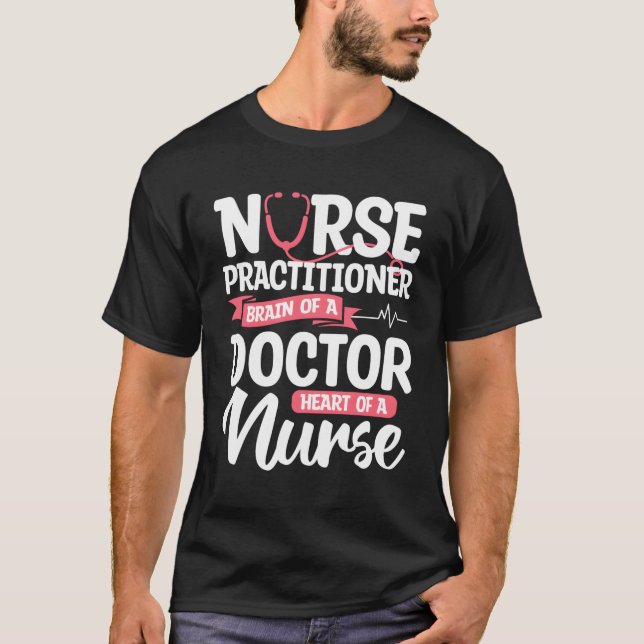 Camiseta Enfermera Profesional Cerebro De Un Médica El De U (Anverso)