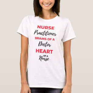 Camiseta Enfermera Profesional Cerebros De Un Corazón Médic
