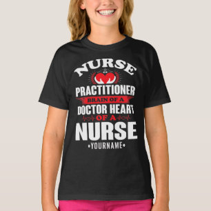 Camiseta Enfermera Profesional Cerebros De Un Corazón Médic