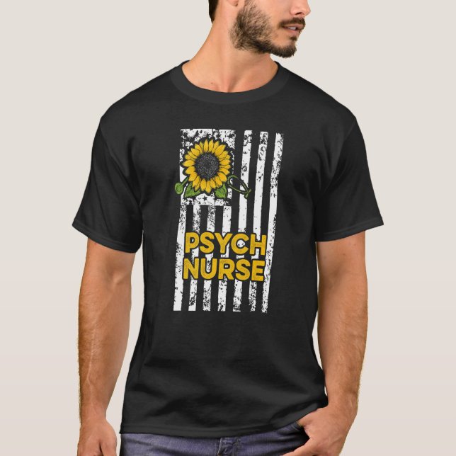 Camiseta Enfermera psiquiátrica Enfermería psiquiátrica RN (Anverso)