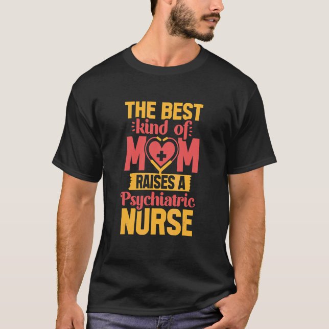 Camiseta Enfermera psiquiátrica Mamá Psiquiátrica Nursi de  (Anverso)