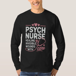 Camiseta Enfermera psiquiátrica Salud mental Enfermería psi