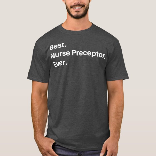 Camiseta Enfermera Receptor Preceptor Mejor Enfermera Ever (Anverso)