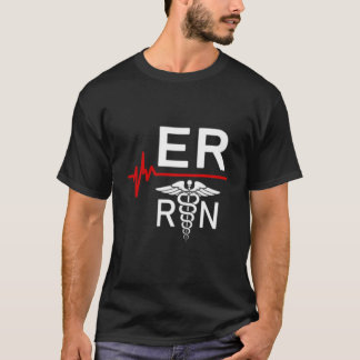 Camiseta Enfermera Registrada de Urgencias Er Hebeat