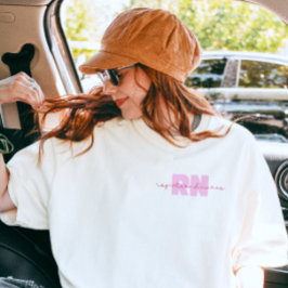 Camiseta Enfermera Registrada Minimalista Elegante Escritur
