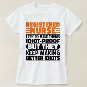 Camiseta Enfermera registrada que intento hacer las cosas d