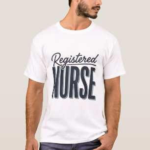 Camiseta Enfermera registrada tipografía script diseño vect