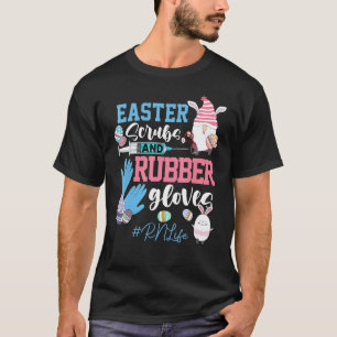 Camiseta Enfermera Registrada Vida De Easter Scrubs