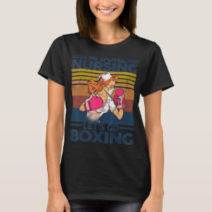 Camiseta Enfermera retro vintage estoy terminada Enfermería