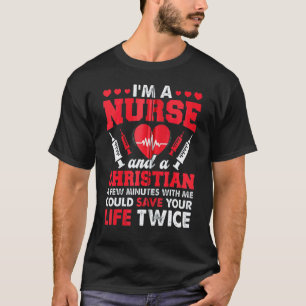 Camiseta Enfermera Rn Lvn Cna Graduada Cristiana Genial Gra