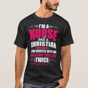 Camiseta Enfermera Rn Lvn Cna Graduada Cristiana Genial Gra