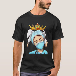 Camiseta Enfermera Salvavidas Princesa Reina Respeto Mujer