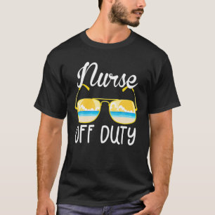 Camiseta Enfermera sin cargo Vacaciones de verano de primav