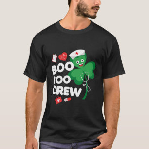 Camiseta Enfermera St Patricks Day Boo Boo Crew Enfermería
