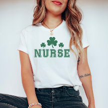 Enfermera St. Patrick's Day Green Clover