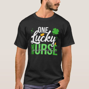 Camiseta Enfermera suplementaria del Día de San Patricio Un