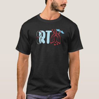 Camiseta Enfermera Terapeuta Respiratoria de Apreciación En