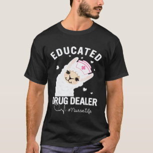 Camiseta Enfermera traficante de drogas educada Disfraz de