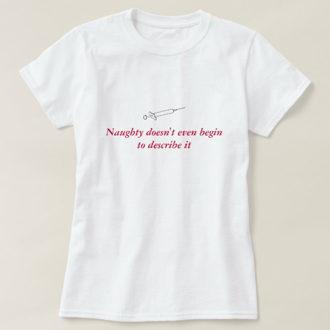 Camiseta Enfermera traviesa (Diseño del anverso)