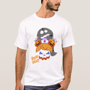 Camiseta Enfermera "truco o tratamiento"