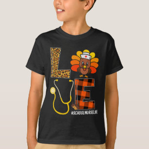 Camiseta Enfermera Turquía Día de Acción de Gracias Día de