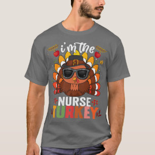Camiseta Enfermera Turquía Grupo de Acción de Gracias Día d
