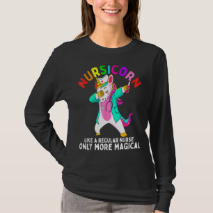 Camiseta Enfermera unicornio divertida corona de Enfermería