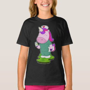 Camiseta Enfermera Unicornio Medicina