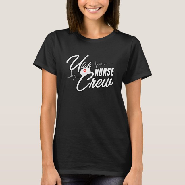 Camiseta Enfermera Utah Usada Por Mujeres Chicas Orgullo De (Anverso)