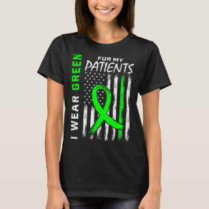 Camiseta Enfermera Verde Para Mis Pacientes Enfermedad Rena