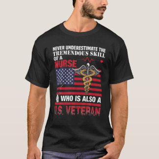 Camiseta Enfermera Veterana de Estados Unidos