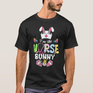 Camiseta Enfermera Vida Pascua Día Soy El Conejo Enfermero 