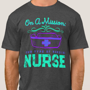 Camiseta Enfermera Vocacional Licenciada Estudiante de Enfe