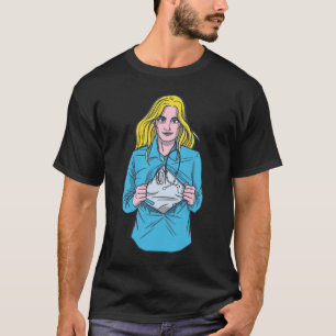 Camiseta Enfermera VXL Enfermería Medicina Pediátrica Vi